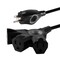 Jasco Extension Cord, 16 AWG, Indoor/Outdoor, 16/3, 3 Outlets, Black, PVC, 25 ft SPC3253ZB/37-T1 - alternate 1